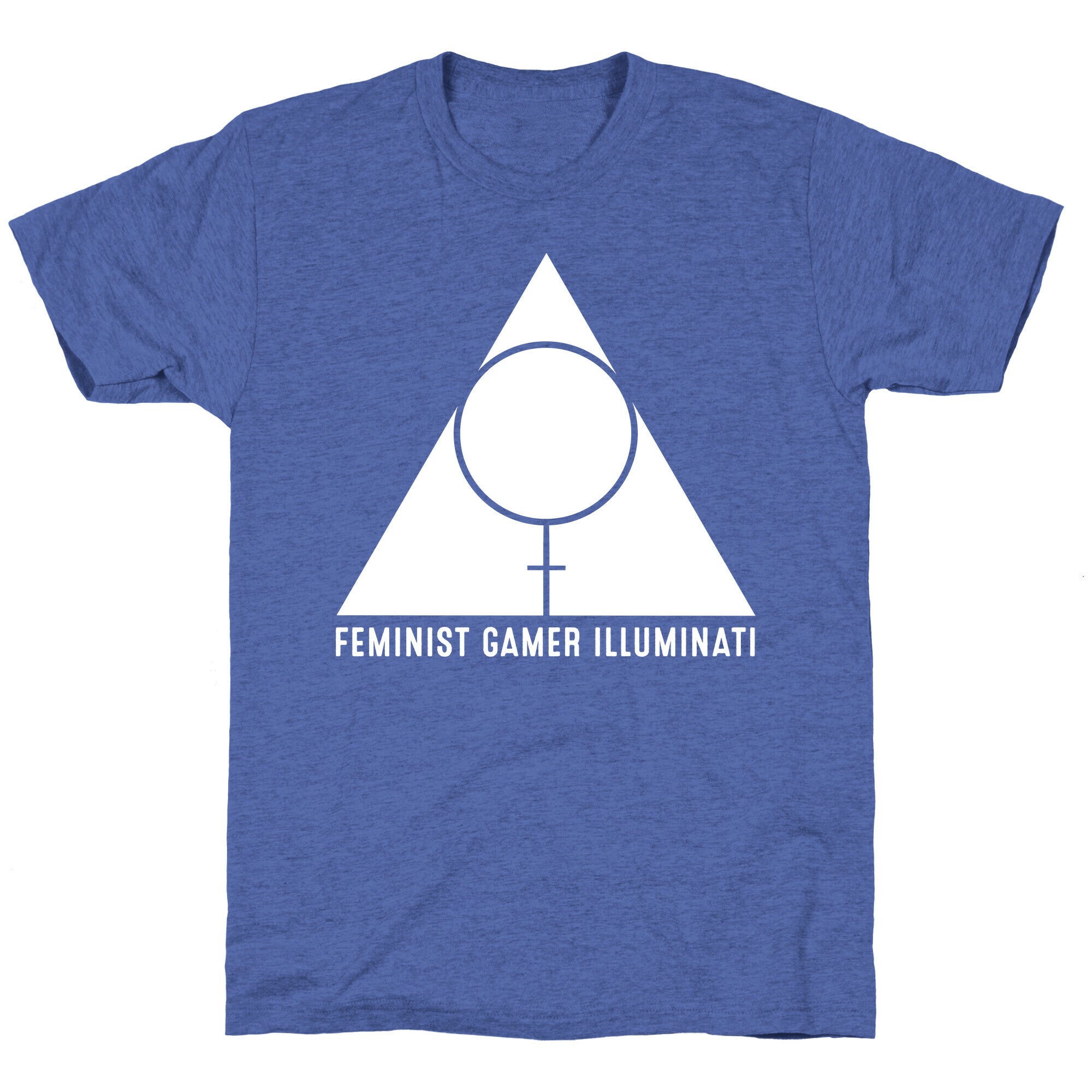 Feminist Gamer Illuminati Unisex Triblend Tee